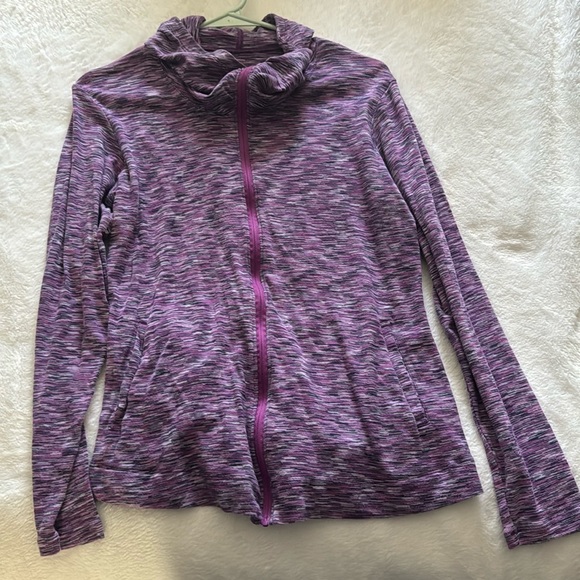 Columbia Tops - Columbia size large, purple and black zip up hoodie